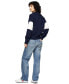 ფოტო #2 პროდუქტის Women's Collared Logo Flag Rugby Sweater