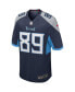 Men's Frank Wycheck Navy Tennessee Titans Game Retired Player Jersey