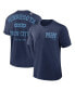 ფოტო #2 პროდუქტის Men's Navy Minnesota Twins Statement Game Over T-shirt