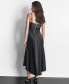 ფოტო #5 პროდუქტის Women's Mixed-Media Midi Dress