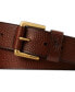 Фото #2 товара Men's Signature Pony Leather Belt