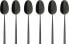 Sambonet Sambonet Rock PVD 6 Espresso Spoons Moka Nero Lucido - фото #1