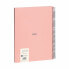 Notebook Milan 430 Pink A4 80 Sheets (3 Units)