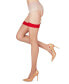 Фото #2 товара Women's Backseam Sheer Toe Thigh High Stockings