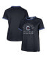 ფოტო #1 პროდუქტის Women's Navy Chicago Cubs City Connect Sweet Heat Peyton T-shirt