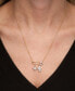 Фото #2 товара Wrapped diamond Hamsa Hand Charm Pendant (1/20 ct. t.w.) in 10k Gold, Created for Macy's