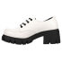 Фото #3 товара Dirty Laundry Noyz Platform Round Toe Pumps Womens White Dress Casual NOYZ-40Z