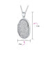 ფოტო #6 პროდუქტის Embossed Sunflower Photo Oval Lockets For Women That Hold Pictures Sterling Silver Locket Necklace