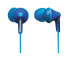 Фото #1 товара Panasonic RP-HJE125E-A - Headphones - In-ear - Music - Blue - 1.1 m - Wired