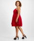 Фото #4 товара Trendy Plus Size Embellished-Strap Dress