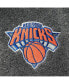 Men's New York Knicks Heathered Charcoal Flanker Full-Zip Jacket