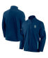 Men's Deep Sea Blue Seattle Kraken Authentic Pro Rink Coaches Full-Zip Jacket