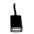 Фото #6 товара StarTech.com USB OTG Adapter Cable for Samsung Galaxy Tab - Black - Samsung 30p - USB A - 0.1524 m - Male - Female
