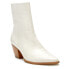 Matisse Caty Pointed Toe Western Booties Womens White Casual Boots CATY-288