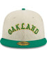 Фото #4 товара Men's White Oakland Athletics Corduroy Classic 59FIFTY Fitted Hat