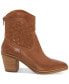 Фото #2 товара Women's Aryleis Block-Heel Ankle Western Booties