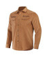 Фото #3 товара Men's NFL x Darius Rucker Collection by Tan Cleveland Browns Western Full-Snap Shirt