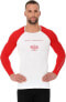 Фото #1 товара Brubeck Koszulka męska 3D Husar PRO z długim rękawem biało-czerwona r. S (LS13190)
