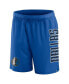 ფოტო #3 პროდუქტის Men's Blue Dallas Mavericks Post Up Mesh Shorts