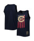 Фото #1 товара Men's Navy Chicago Cubs Cooperstown Collection Stars and Stripes Tank Top