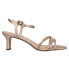 Фото #2 товара Nina Bobby Rhinestone Ankle Strap Womens Pink Casual Sandals BOBBY-YS-PLRCRS