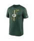 Фото #3 товара Men's Green Green Bay Packers Big and Tall Legend Icon Performance T-shirt