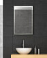 Фото #5 товара Contempo Polished Stainless Steel Rectangular Wall Mirror, 20" x 30"