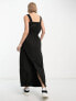 Фото #2 товара COLLUSION utility midi dress in black