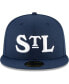Фото #3 товара Men's Navy St. Louis Stars Cooperstown Collection Turn Back The Clock 59FIFTY Fitted Hat