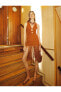 Фото #2 товара Melis Ağazat X Koton - Pencere Detaylı Püsküllü Örgü Elbise
