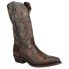 Фото #4 товара Nocona Boots Mitchell Antiqued Square Toe Cowboy Mens Brown Casual Boots HR5575