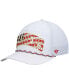 Фото #1 товара Men's White Las Vegas Raiders Hitch Stars and Stripes Trucker Adjustable Hat