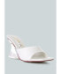 Фото #2 товара Women's Sweet16 Clear Spool Heel Sandals