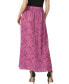 Women's Print Box Pleat Maxi Skirt