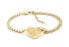 Фото #1 товара Lovely Gold Plated Bold Heart Bracelet 2780929