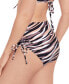 Фото #3 товара Juniors' Striped Side-Tie Bikini Bottoms, Created for Macy's