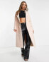 Фото #2 товара & Other Stories wool double breasted coat in blush