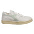 Фото #1 товара Diadora Mi Basket Row Cut Lace Up Mens White Sneakers Casual Shoes 176282-C9598