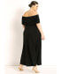 Фото #3 товара Платье длинное с открытыми плечами ELOQUII plus Size