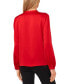 ფოტო #2 პროდუქტის Women's Long Sleeve Crew Neck Button-Up Blouse