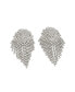 ფოტო #1 პროდუქტის Women's Silver Bling Cluster Drop Earrings