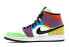 Фото #3 товара Кроссовки женские Nike Air Jordan 1 Mid SE Multi-Color (W) Фасон средний