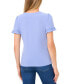 Women's Short-Sleeve Ruffle-Cuff Knit Top