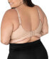 Фото #3 товара Plus Size Busty Sublime Hands-Free Pumping & Nursing Bra Fits 42B-48H