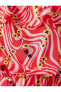 Фото #11 товара Блузка Koton Desenli Crop с открытым плечом и оборками