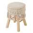 Фото #1 товара Hocker im Boho-Stil mit Makramee