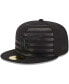 Фото #1 товара Men's Black Florida Marlins Cooperstown Collection Tonal Flag 59FIFTY Fitted Hat