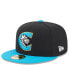 Фото #2 товара Men's Black Charlotte Knights Authentic Collection Alternate Logo 59FIFTY Fitted Hat