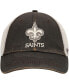 Фото #4 товара Men's '47 Brown, Natural Pittsburgh Steelers Oil Cloth Trucker Clean Up Adjustable Hat