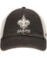 Men's '47 Brown, Natural Pittsburgh Steelers Oil Cloth Trucker Clean Up Adjustable Hat